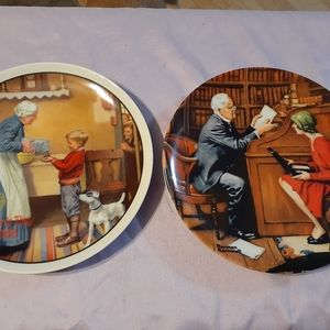 Norman Rockwell plates
